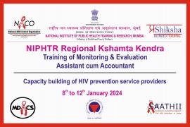 Training of Monitoring and Evaluation 8 to 12